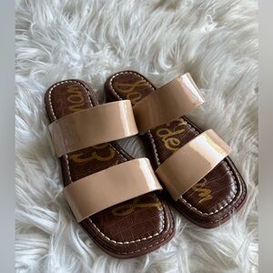 Sam Edelman Taupe Slide Sandals